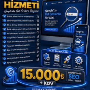 Profesyonel SEO Hizmeti – Google’da Üst Sıralara Çıkın